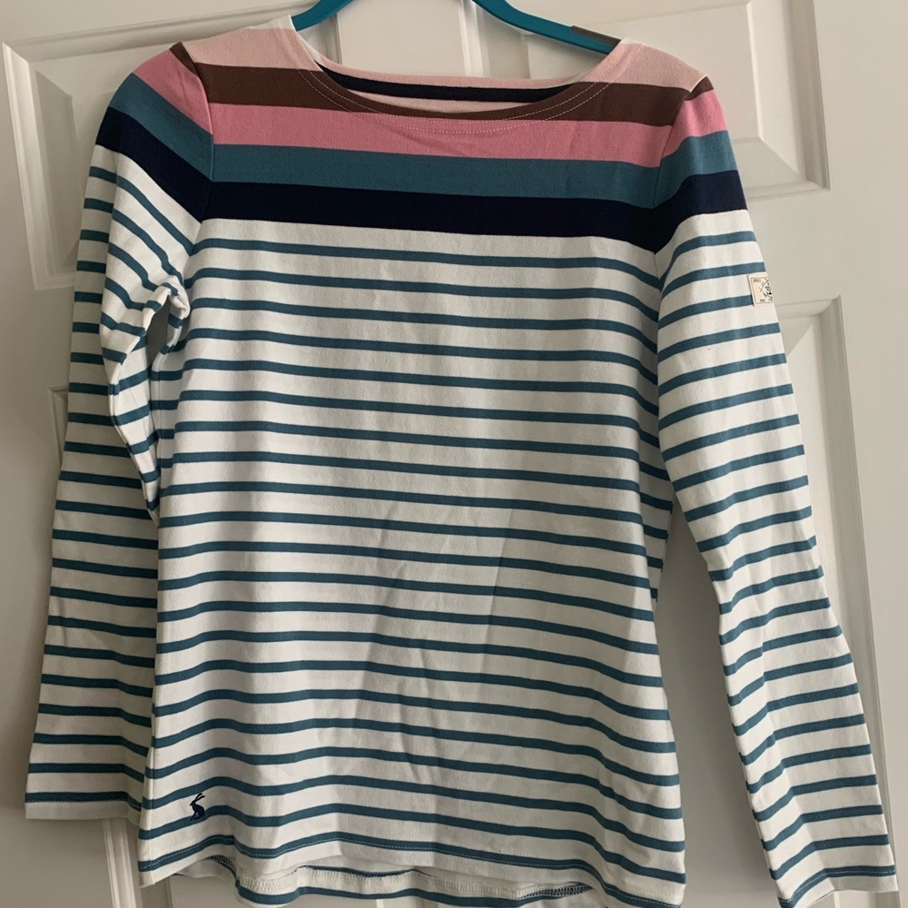 Striped long sleeve shirt, size 4